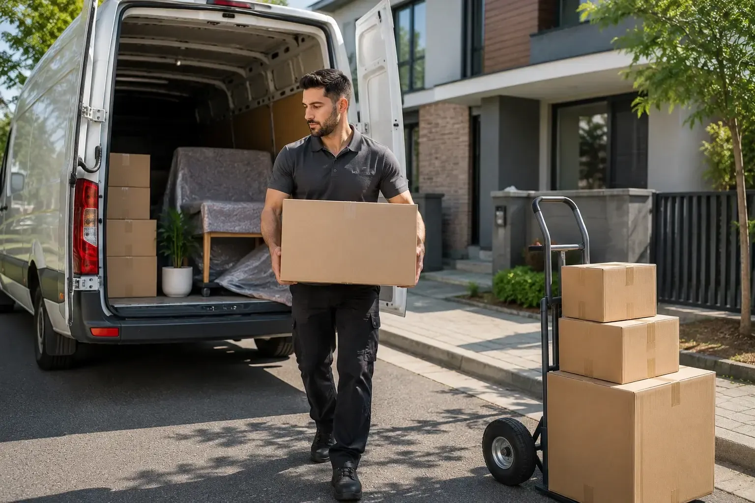 Man with a van moving